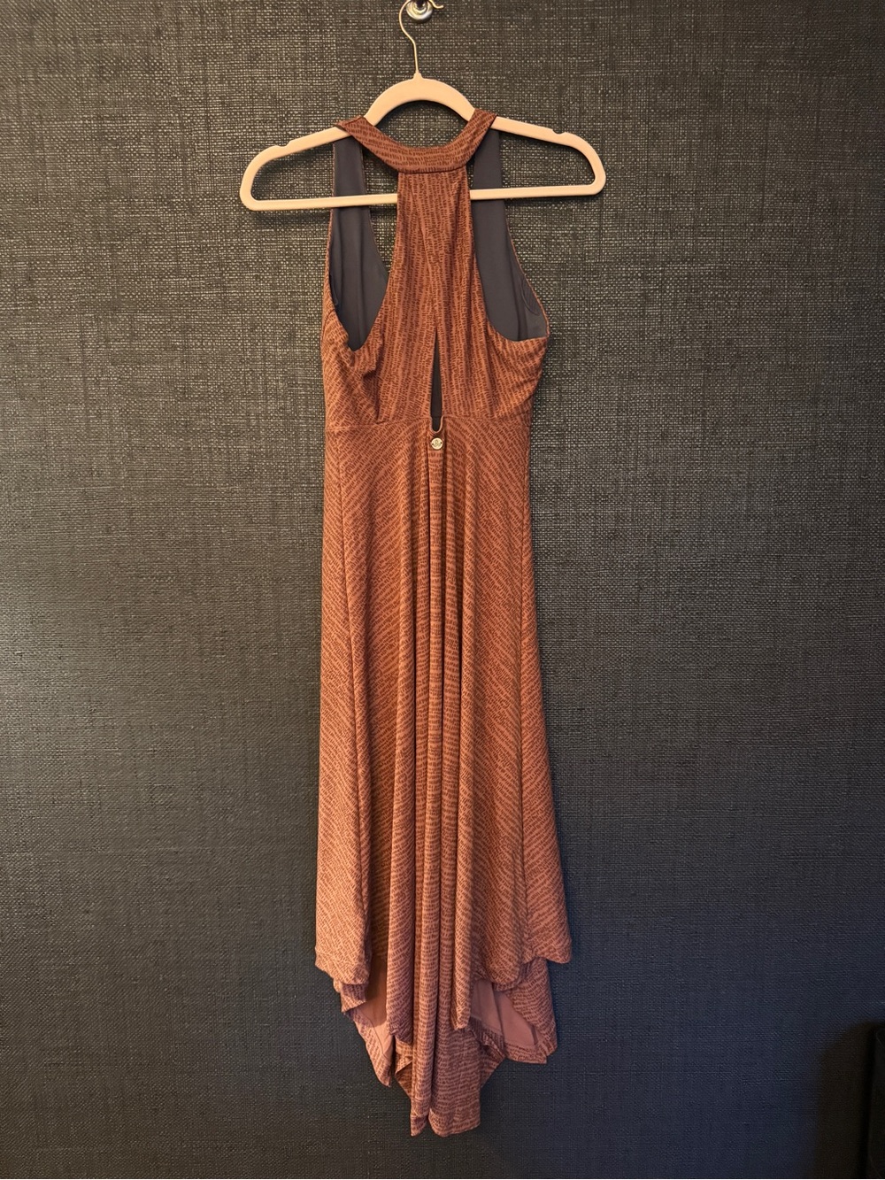 Prana Saxon Dress Terra Pebbles Size Small NWT Rust Brown - Picture 3 of 7